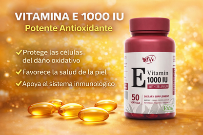 VITAMINA E 1000 IU X 50 CÁPSULAS
