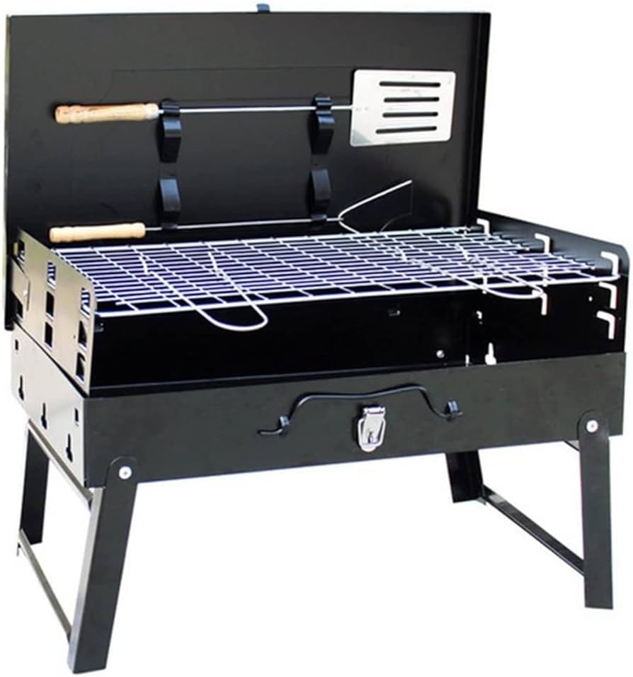 BBQ portátil con utensilios