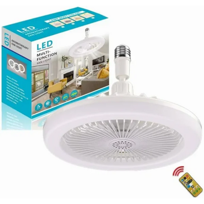 ABANICO CON LED Y AROMATIZANTE MULTIFUNCIONAL