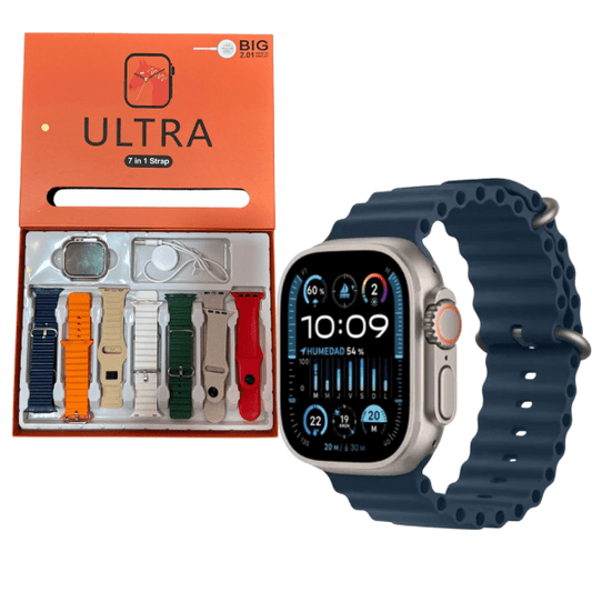 RELOJ ULTRA 7 EN 1 GRIS