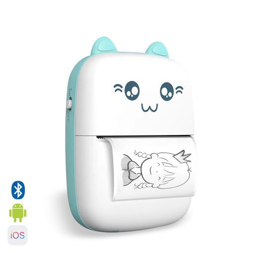 MINI IMPRESORA PORTÁTIL AZUL