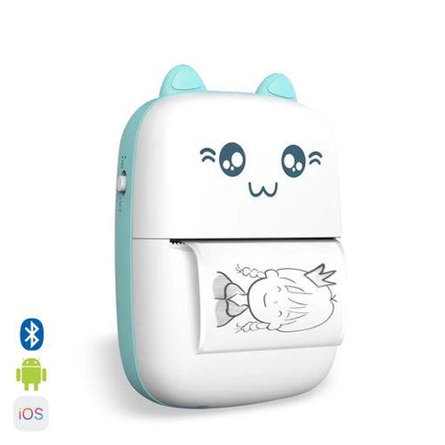 MINI IMPRESORA PORTÁTIL AZUL