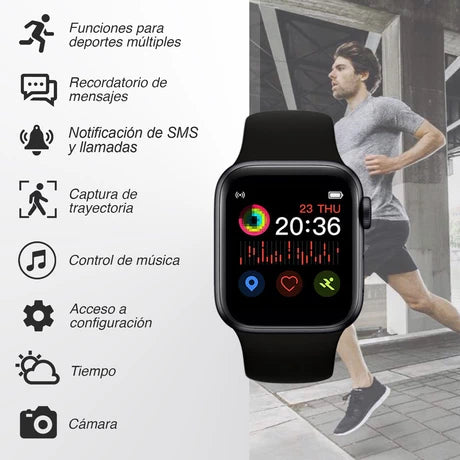 SMARTWATCH T500 NEGRO