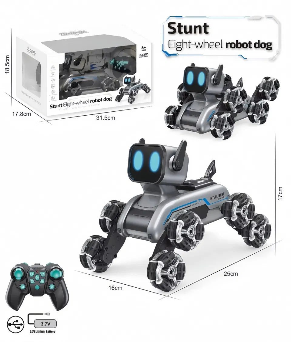PERRO ROBOT DE ACROBACIAS