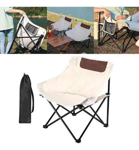 Silla de Playa Premium Blanca