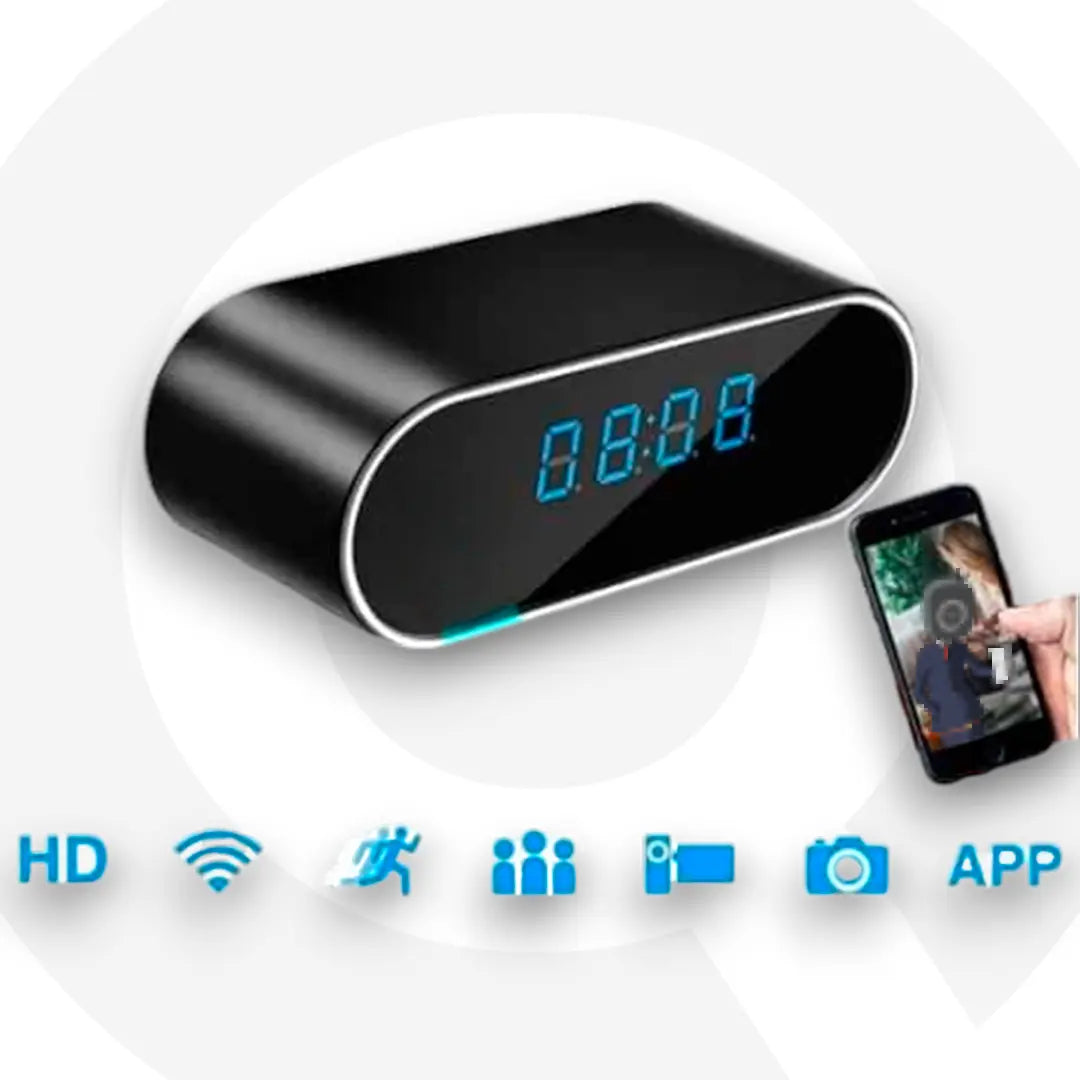 Mini Cámara Espía Reloj WiFi 1080P