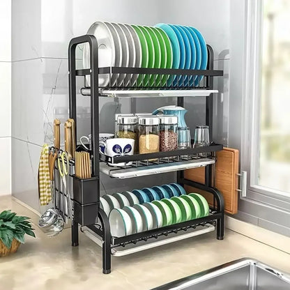 Escurridor de Platos de 3 Niveles