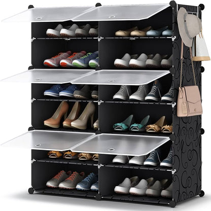 Zapatera 6 Divisiones con Tapa Plástica multifuncional