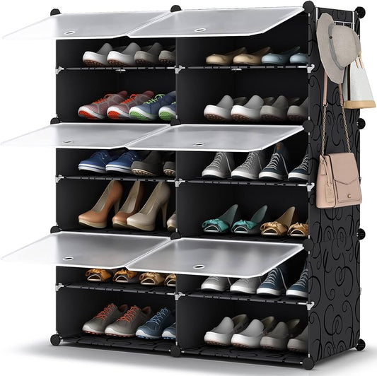 Zapatera 6 Divisiones con Tapa Plástica multifuncional
